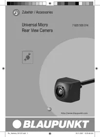 BLAUPUNKT UNIVERSAL REAR VIEW CAMERA - Caméra de recul