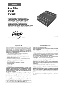 BLAUPUNKT V 250 / V 2100 - Audioverstärker