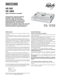 BLAUPUNKT VD 502/ VD 1002 - Amplificador de audio