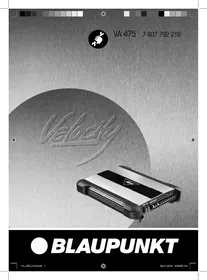 VELOCITY VA 475 BLAUPUNKT