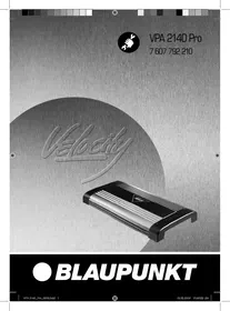 VELOCITY VPA 2140 PRO BLAUPUNKT