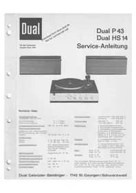 DUAL P43 - Plattenspieler