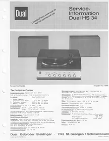 DUAL HS34 - Plattenspieler