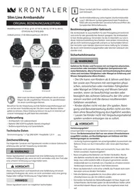 Krontaler GT-W-SL-db-03 - Armbanduhr