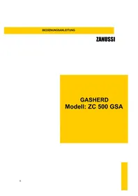 ZANUSSI ZC500GSA - Gasherd