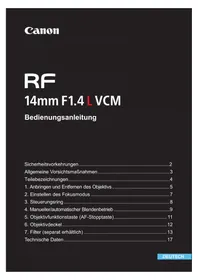 RF 14mm F1.4L VCM CANON