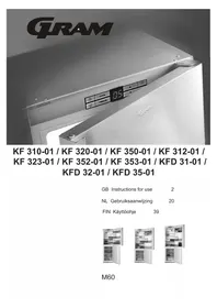 Handleiding GRAM KF 352-06 EP Koelkast