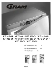 Handleiding GRAM KF 323-00 Koelkast