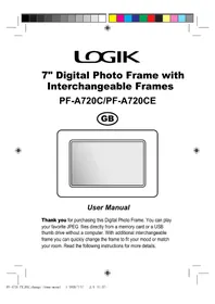 Logik PF-A720CE - Digital photo frame