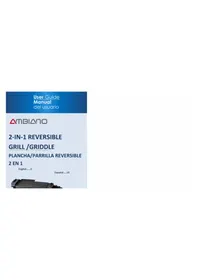 2-in-1 Reversible Grill/Griddle DF-608B Ambiano