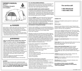 Manual Wood's HURON 5 Tent
