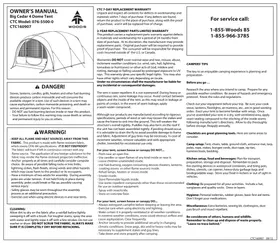 Manual Wood's BIG CEDAR 4 Tent