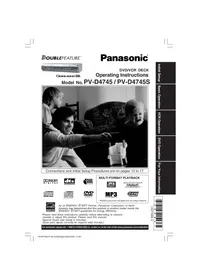 PANASONIC PV-D4745S - Reproductor de DVD
