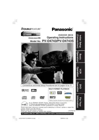 PANASONIC PV-D4743S - Reproductor de DVD