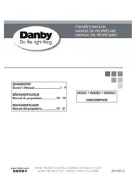 DANBY DDR050EBPWDB - Déshumidificateur