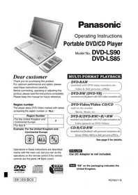 PANASONIC DVD-LS85 - CD Player