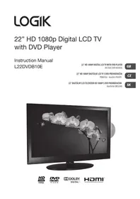 Logik L22DVDB10E - Televízia