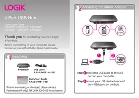 Logik L4HUBT11 - USB Hub