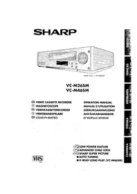 SHARP VC-M46 - VCR
