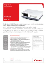 CANON LV-8225 - Projecteur professionnel