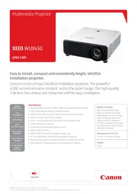 CANON XEED WUX450 - Projecteur professionnel