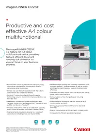 CANON IMAGERUNNER C1225IF - Laser MFP