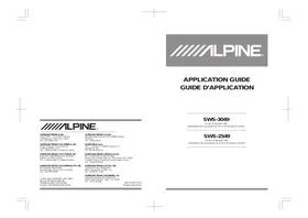 ALPINE SWS-2549 - Haut-parleur