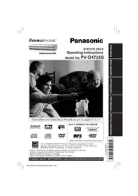 PANASONIC PV-D4735S - Reproductor de DVD