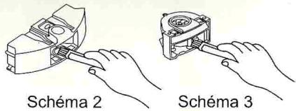 HOMDAY Aspirateur Robot  Telecom 287487 - Nettoyage du compartment a poussières et du souffleur : - 2