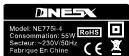 NESX NE-775I - PRISES ENTREES SORTIES - 28