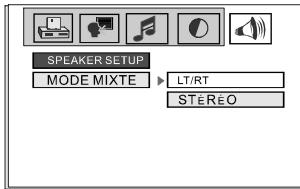 NESX NE-775I - CONFIGURATION DES HAUT PARLEURS - 2