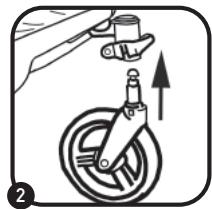ABC DESIGN TURBO 4S - Plaatsen en omdraaien van de buggyzit - 5
