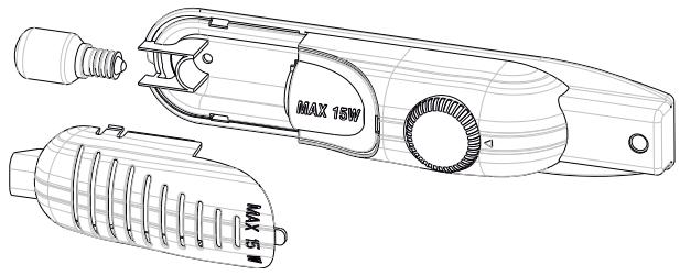 BRANDT BFT511MSW - Remplacement de l'ampoule - 1