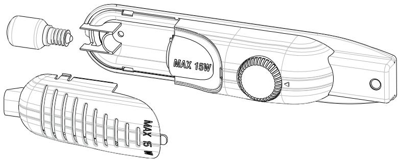 BRANDT BFT511MSW - Replacing The Light Bulb - 1
