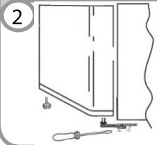 CANDY CCODS 5142WH - INVERSIONE DEL SENSEO DI APERTURA DELLE PORTE - 3