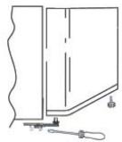 CANDY CCODS 5142WH - INVER TIR EL SENTIDO DE APERTURA DE LAS PUERTAS - 4