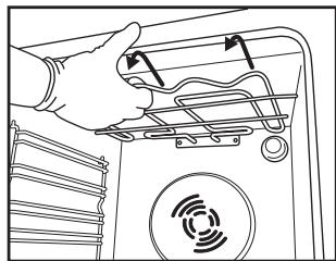 WHIRLPOOL AKZ791IX - DéPLACEMENT DE LA RÉSISTANCE CHAUFFANTE SUPérieURE (UNIQUEMENT SUR CERTAINS MODELES) - 3