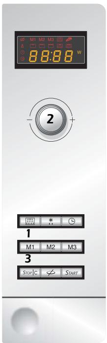 M1 M2 M3 8:8:88 W 2 1 M1 M2 M3 3 STOP C START