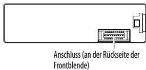 JVC KD-X230 - Reinigung des Steckverbinders - 1