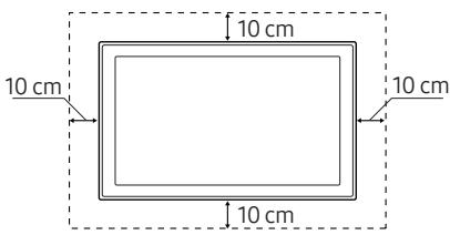 SAMSUNG 43MU6105 - Ventilación adecuada del telesor - 2