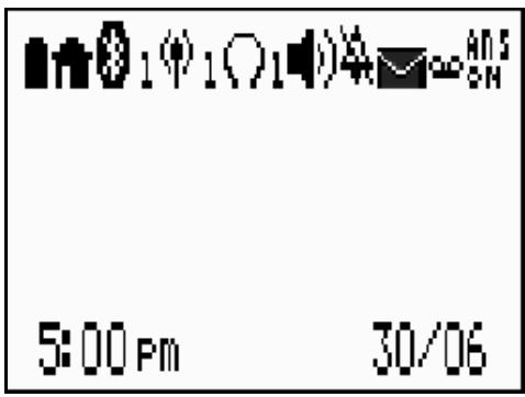 TELEFUNKEN TX 101 - Handset display - 1