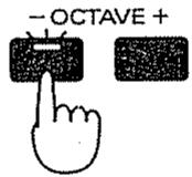 ROLAND MC-303 - Décalage du clavier par octave (octave shift) - 2