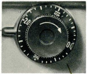 BORLETTI 1101 AUTOMATIQUE - 6/D Modifications de la disposition des points executés automatiquement par réglage de la manette O - 3