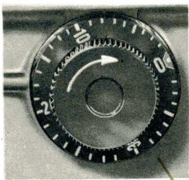 BORLETTI 1101 AUTOMATIQUE - 6/D Modifications de la disposition des points executés automatiquement par réglage de la manette O - 1