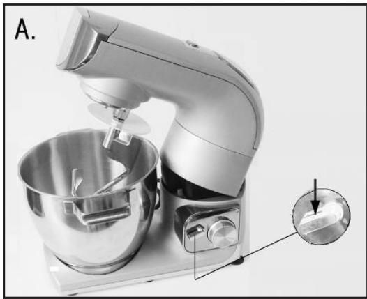 YOO DIGITAL COOKYOO 7000 - RéGLAGE DE LA HAUTEUR DES ACCESSOIRES (Voir figure A) - 1