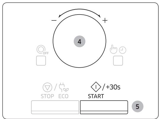 SAMSUNG MS28J5215AW - Utilisation des fonctions de réalisation de plats sains à vapeur - 3