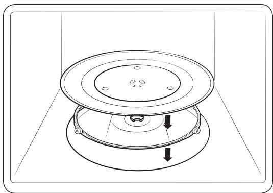 SAMSUNG MS28J5215AW - Plateau tournant - 1