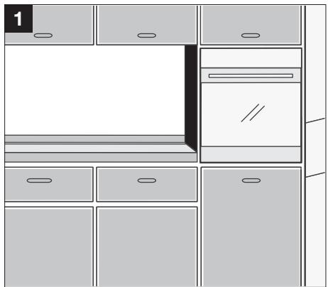SAMSUNG BQ1Q4T012 - INSTALLATION DANS UN ÉLÉMENT HAUT - 1