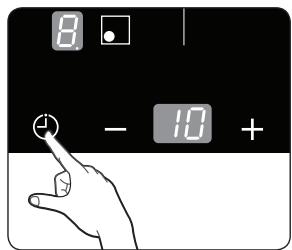 SAMSUNG NZ63F3NM1BB/UR - Setting the safety shutoff - 1