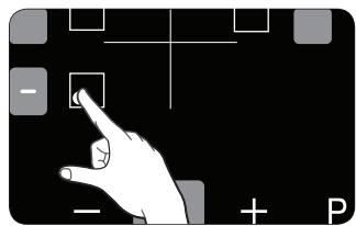 SAMSUNG NZ63F3NM1BB/UR - SELECT COOKING ZONE AND HEAT SETTING - 1